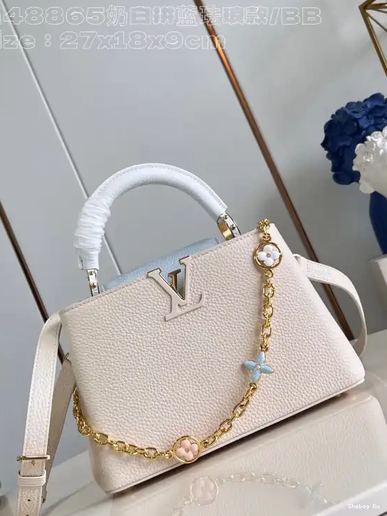 VUITTON BB-27*18*9CM CAPUCINES LOUIS 0627